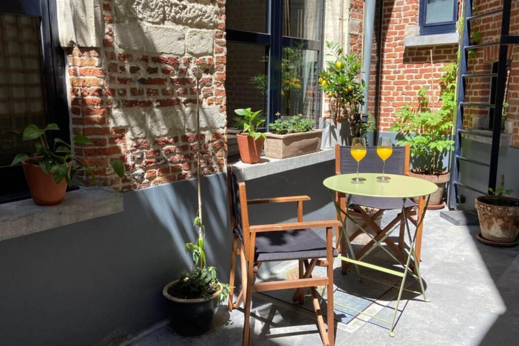 Duplex In Historical Centre With Private Courtyard Apartman Antwerpen Kültér fotó